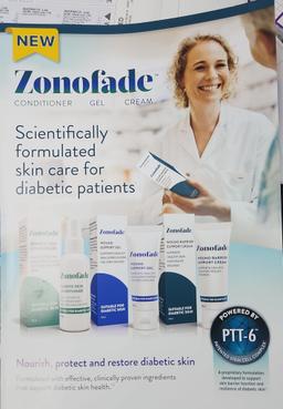 Zonofade™ Diabetic Skin Care Range